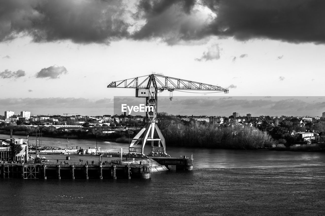 Scenic view of river against sky