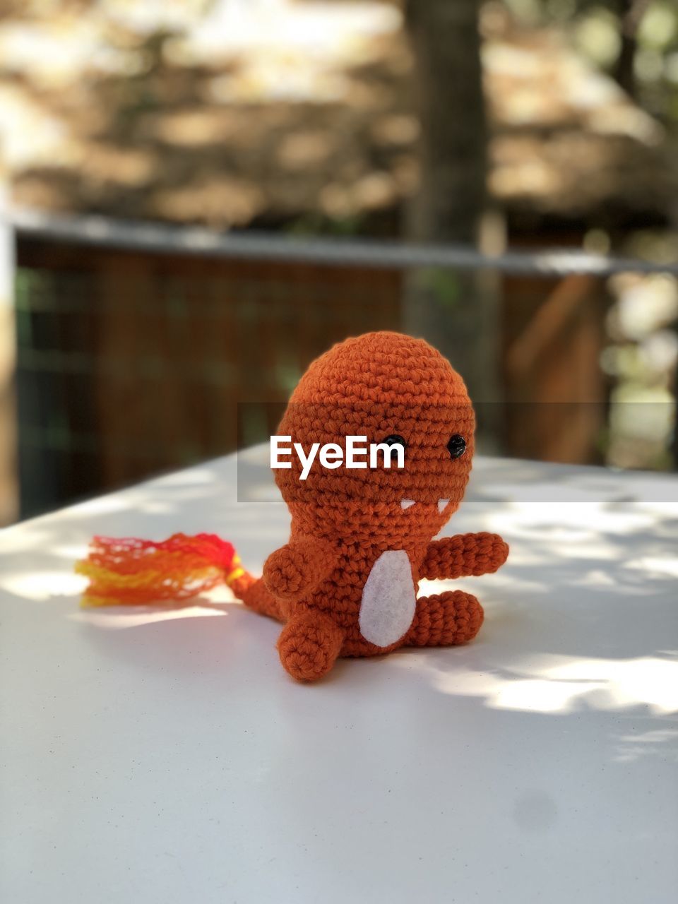 Close-up of stuffed toy on table