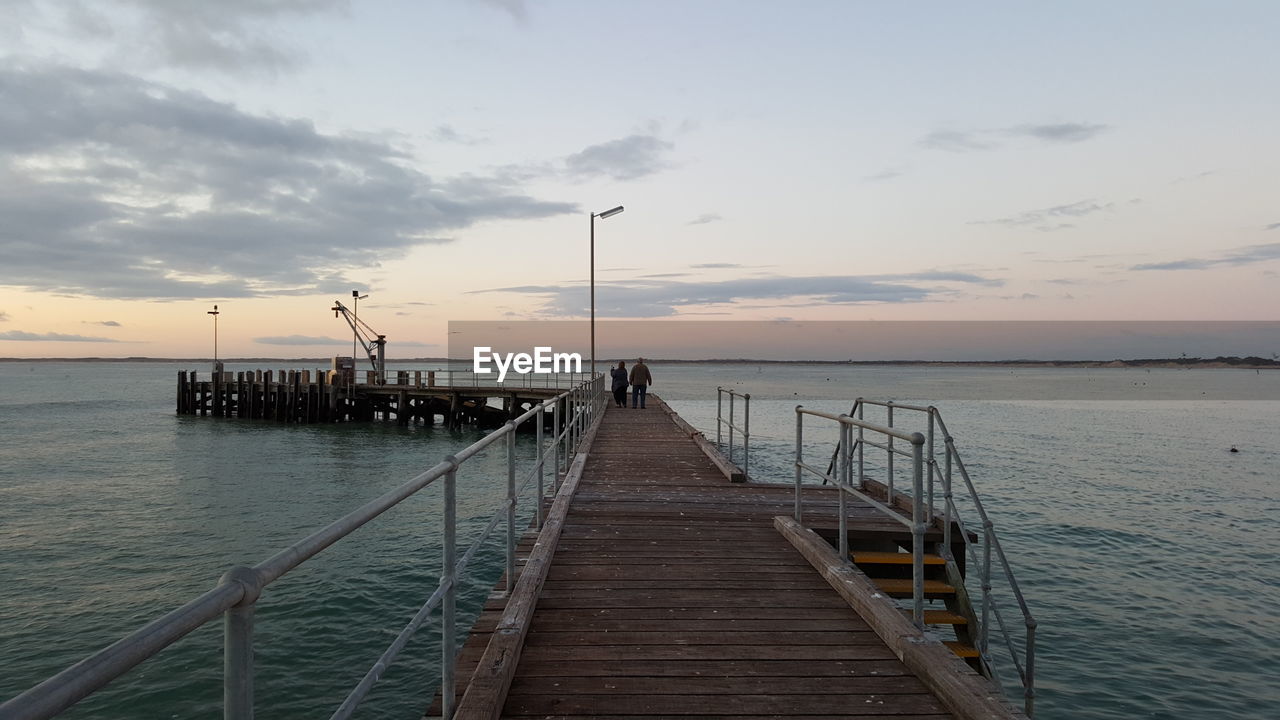 Pier in sea