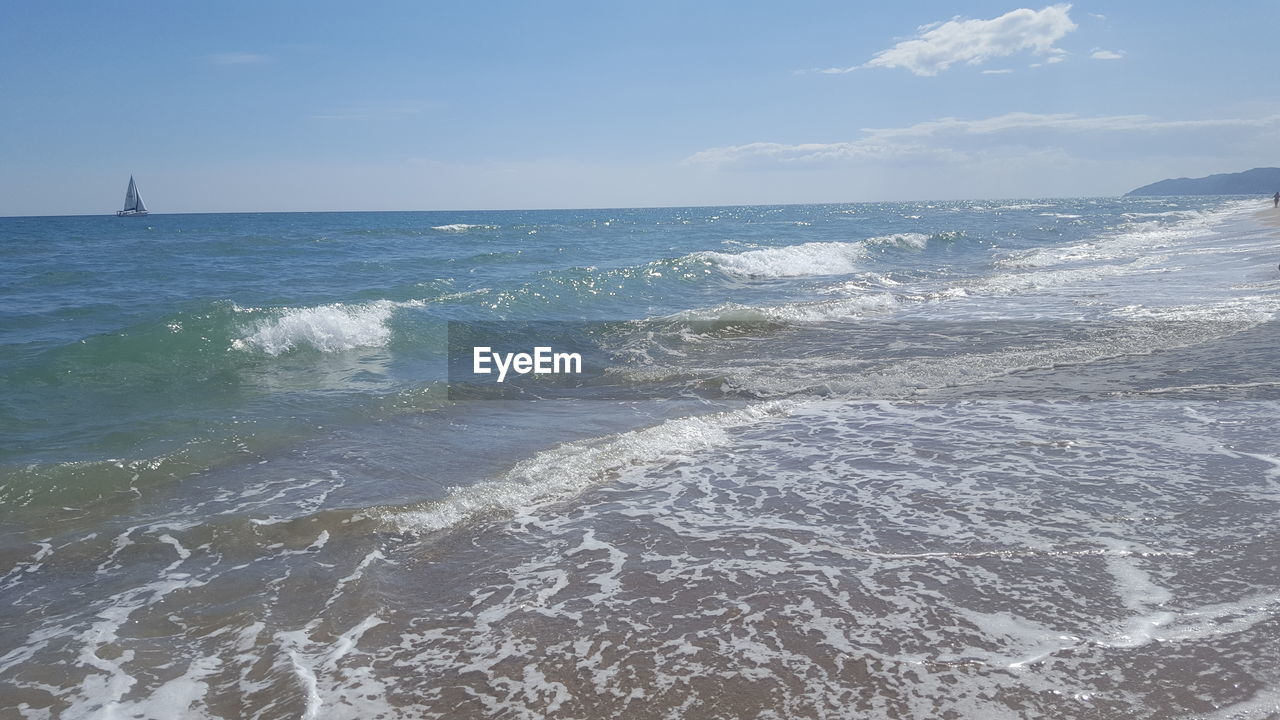 VIEW OF SEA AGAINST SKY