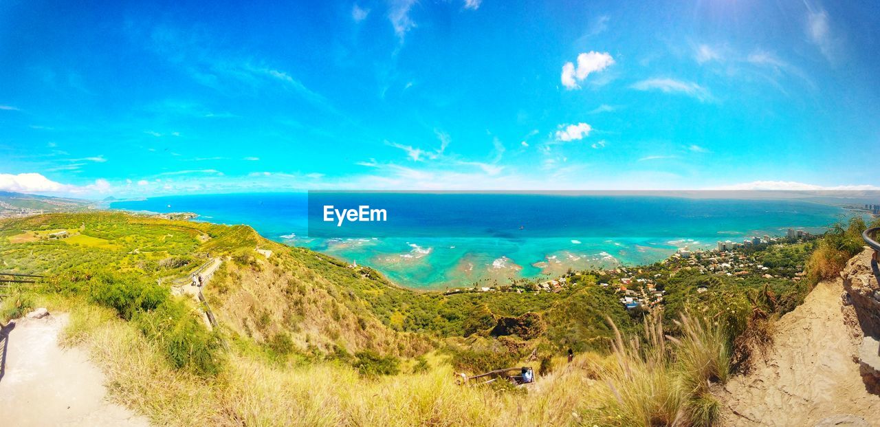 PANORAMIC VIEW OF SEA AGAINST SKY