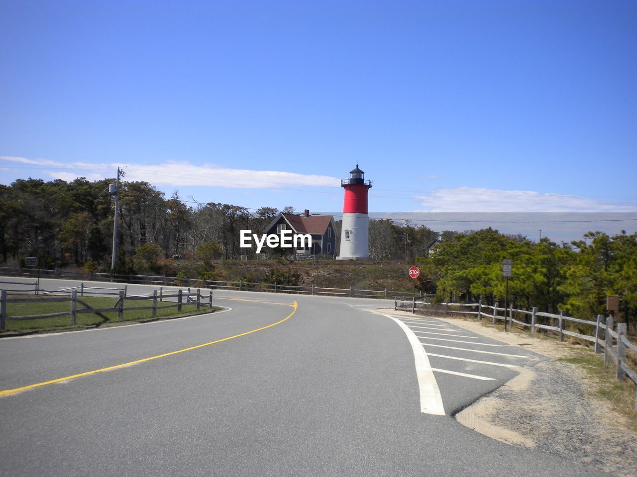 VIEW OF LIGHTHOUSE AGAINST SKY