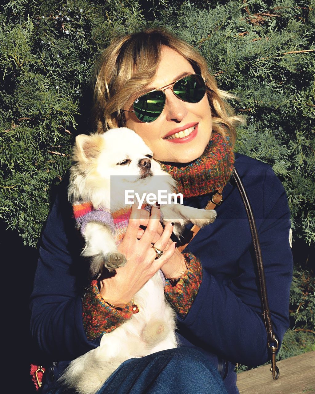 Portrait of me and dog