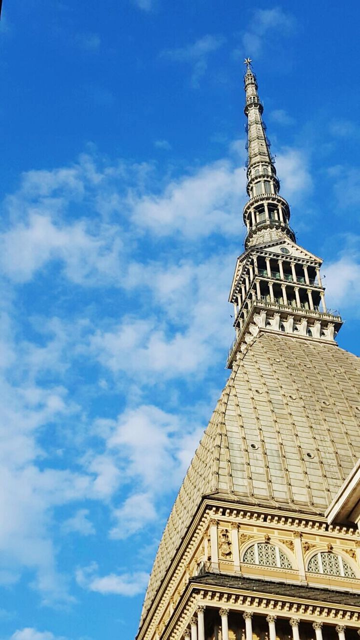 LOW ANGLE VIEW OF EIFFEL TOWER AGAINST SKY