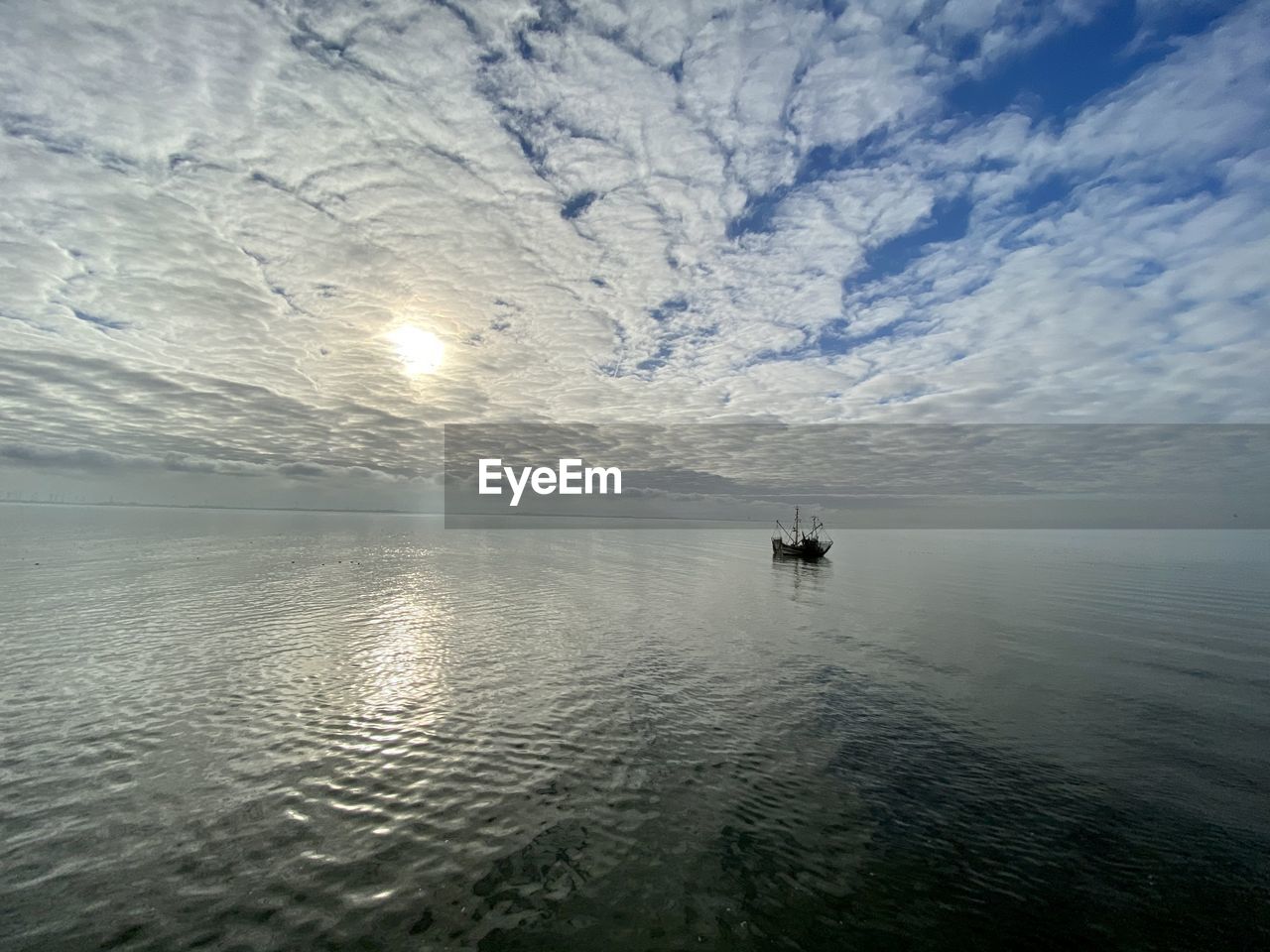 Scenic view of northsea against sky