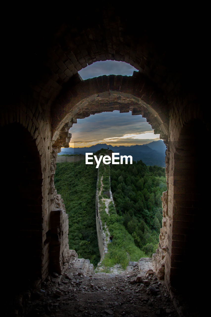 ARCHWAY OF OLD RUIN