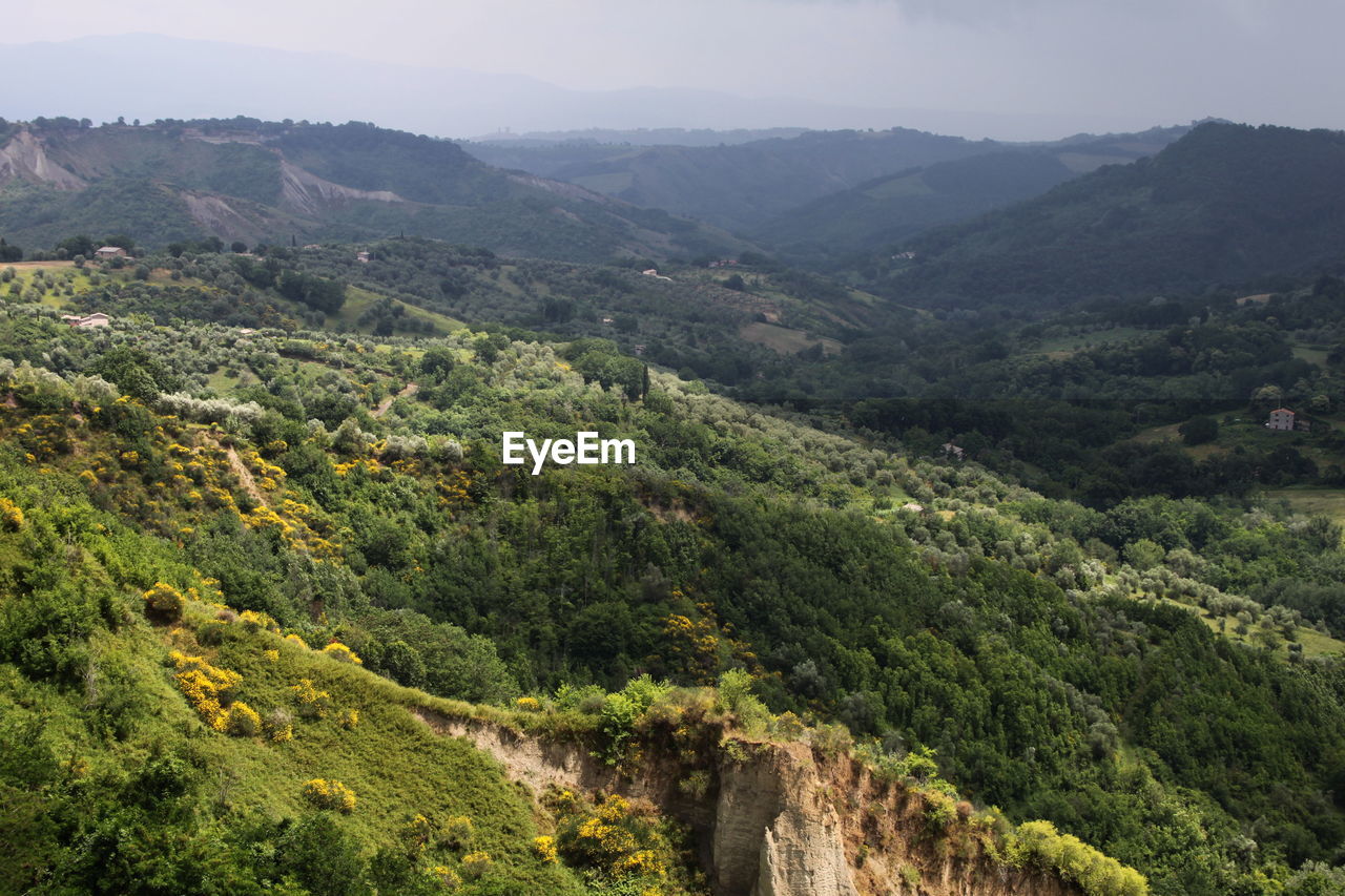 Scenic view of mountains