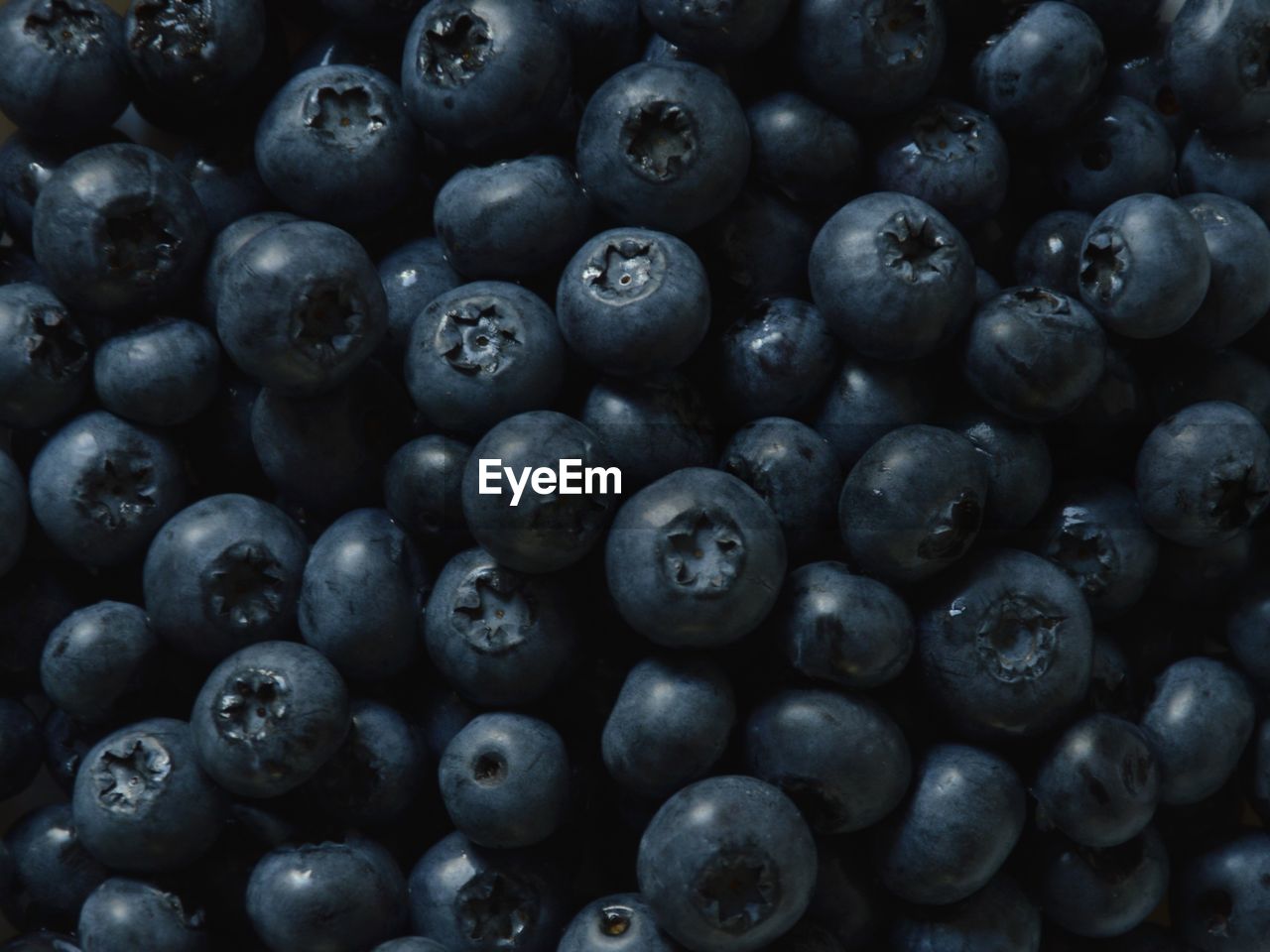 Full frame shot of blueberries