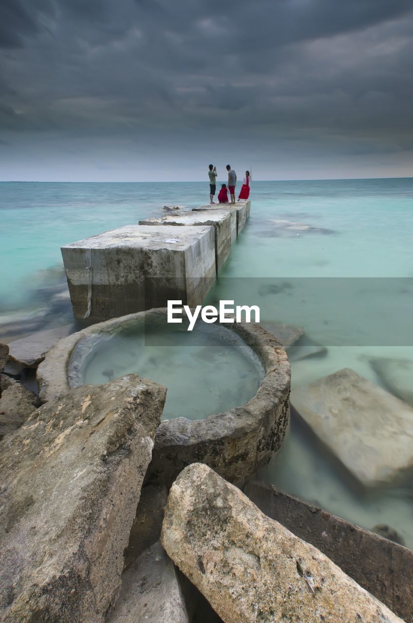 Taking photos at beautiful island