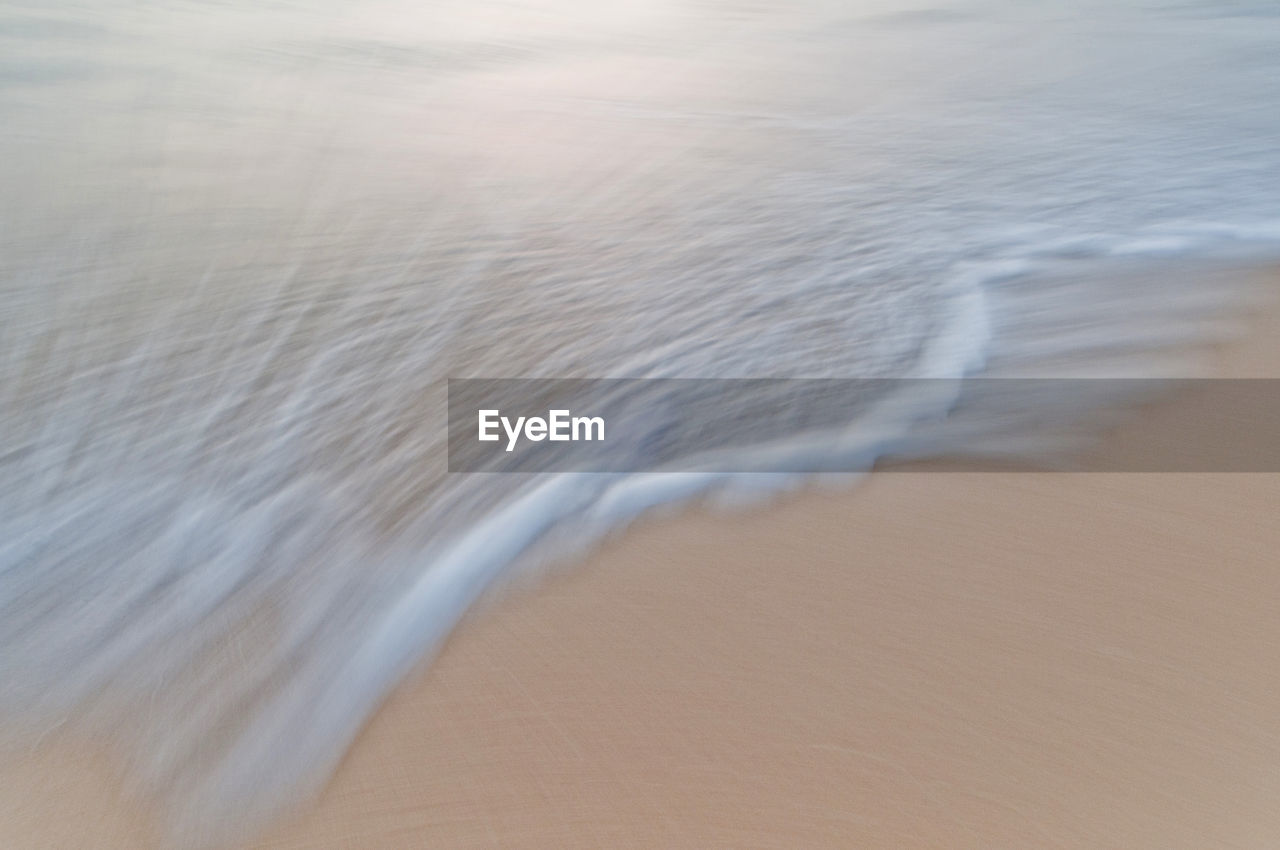 CLOSE-UP OF SAND ON BEACH