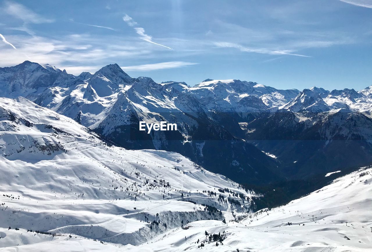 SNOWCAPPED MOUNTAINS AGAINST SKY