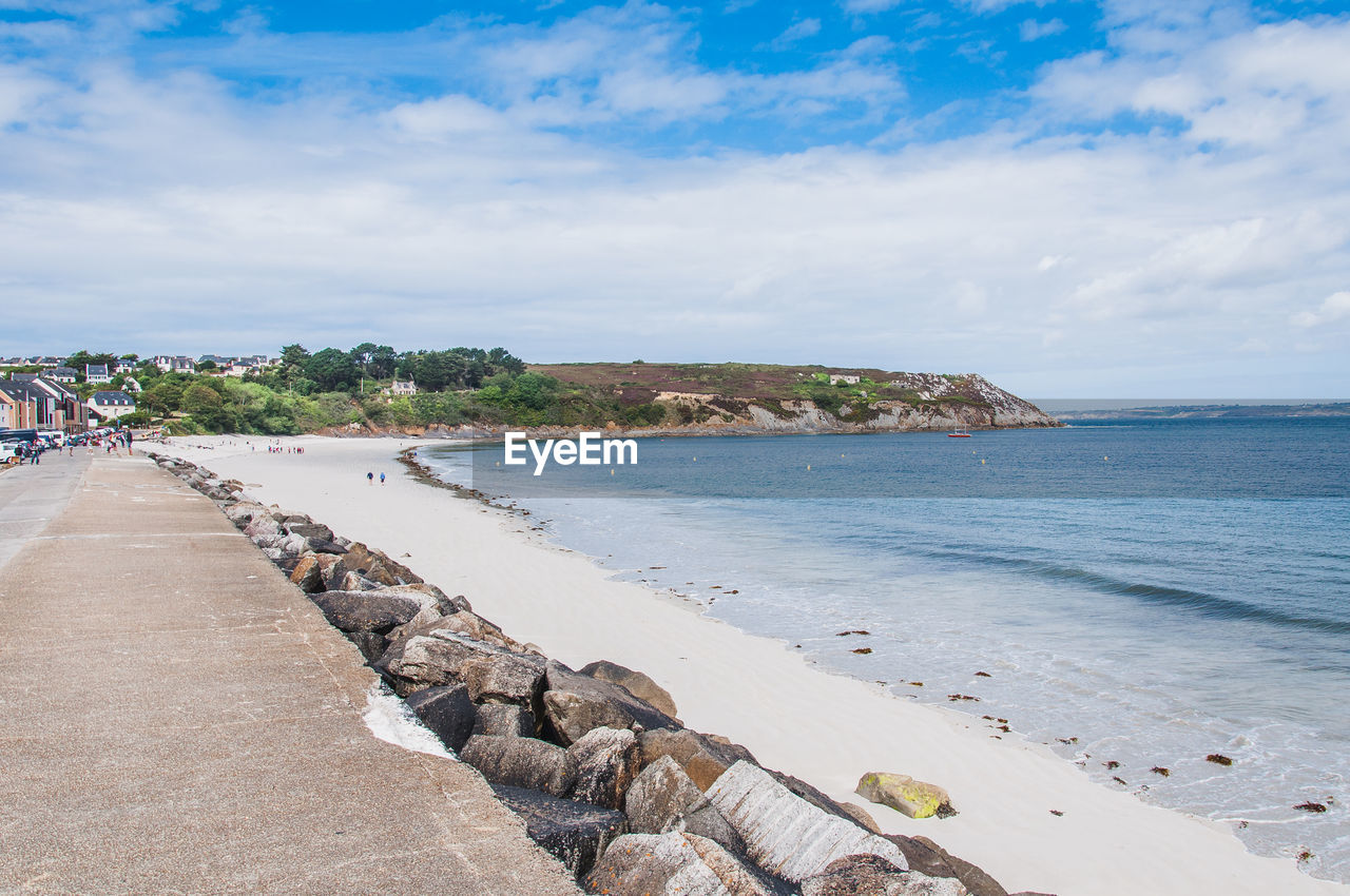 PANORAMIC VIEW OF SEA AGAINST SKY