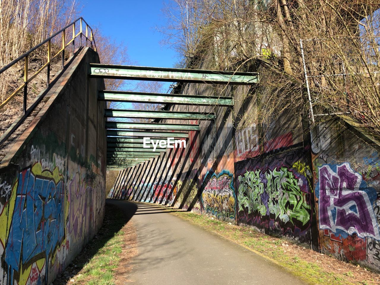 GRAFFITI ON BUILDING WALL