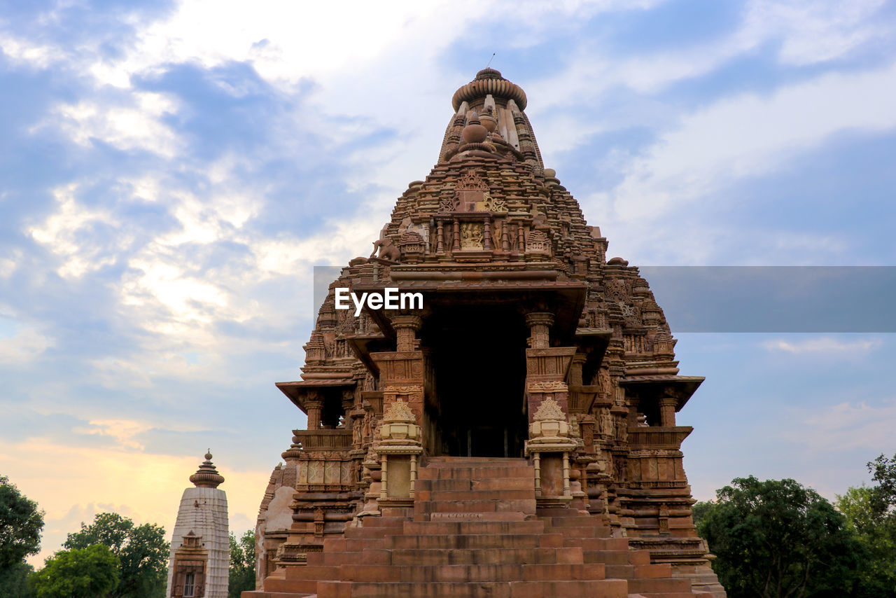 Low angle view of a temple