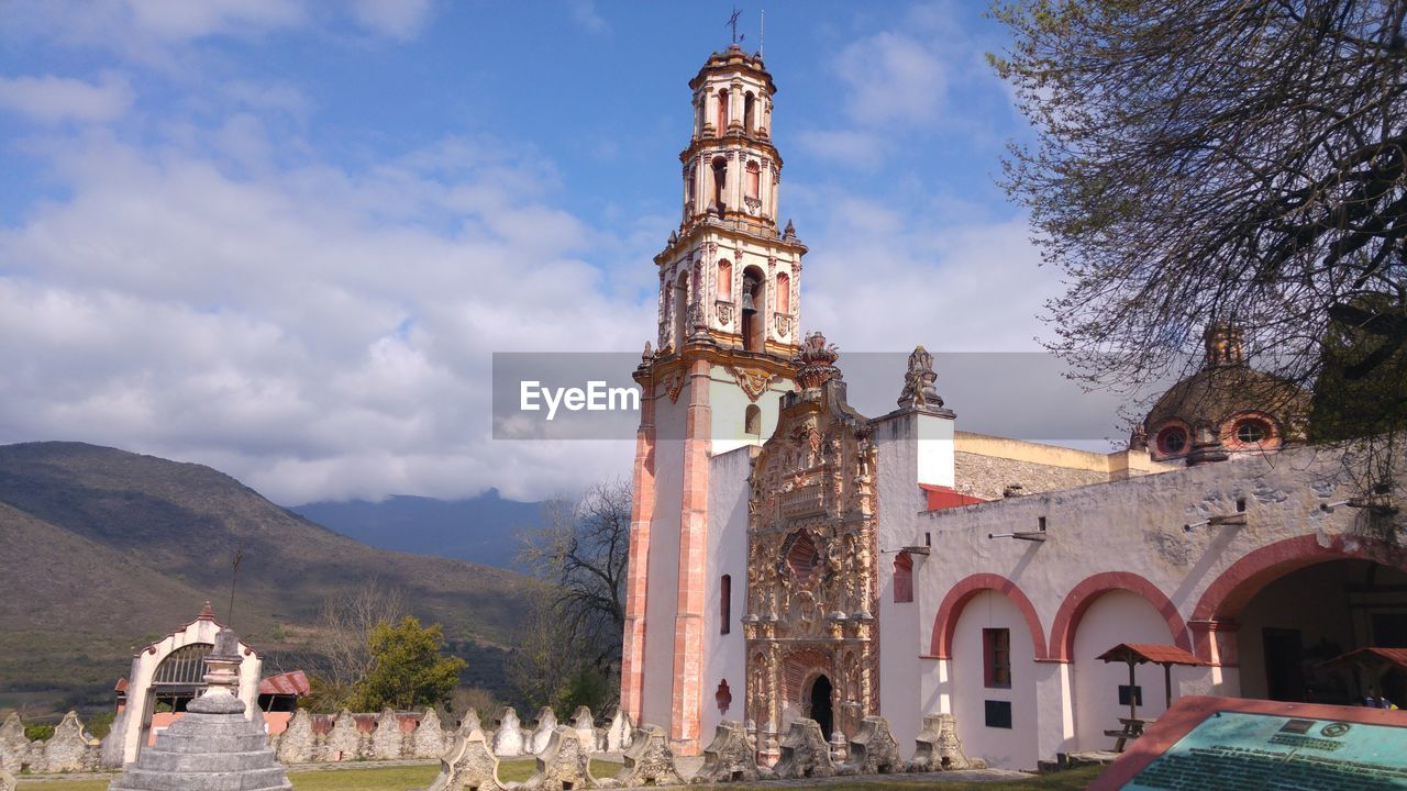 View of church against cloudy sky