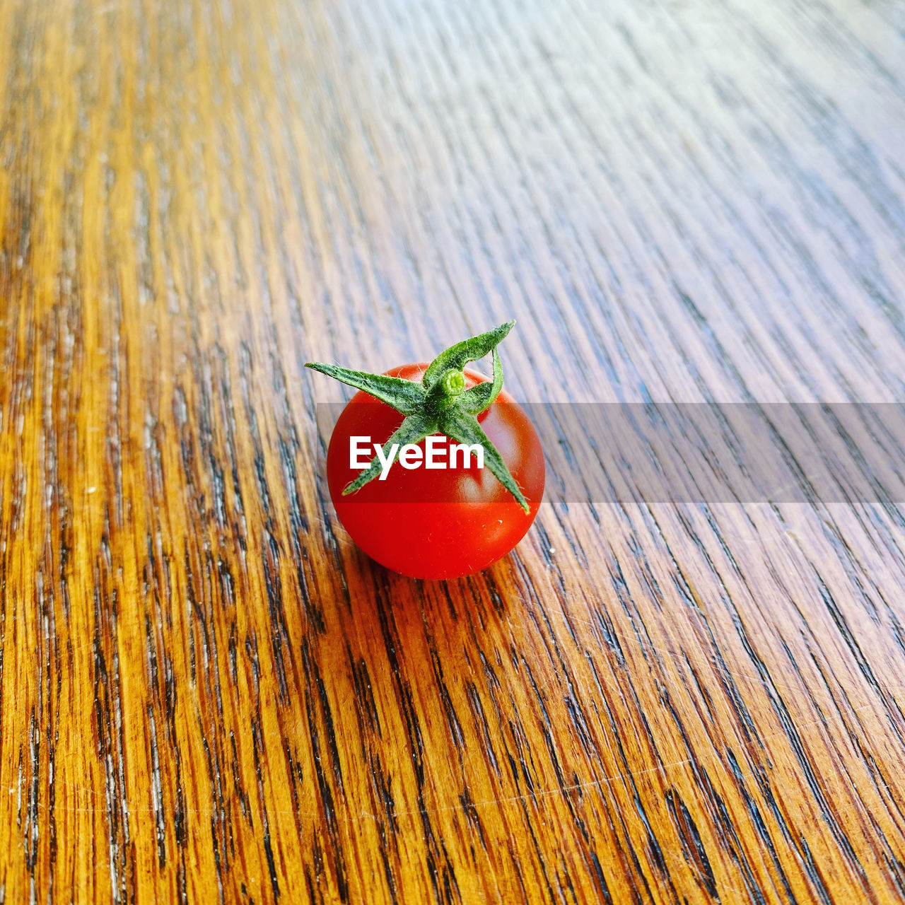 High angle view of tomatoes on table