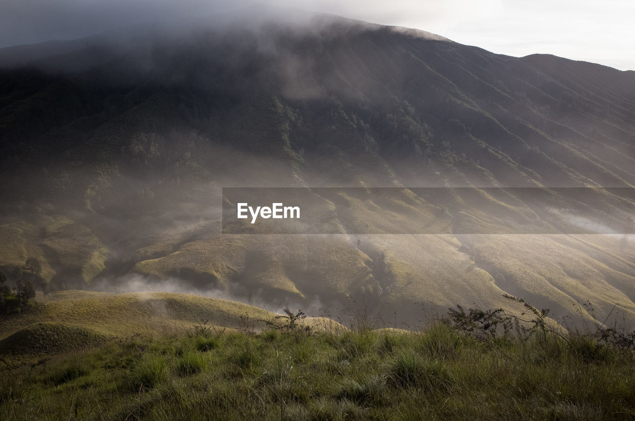 Scenic view of mountains