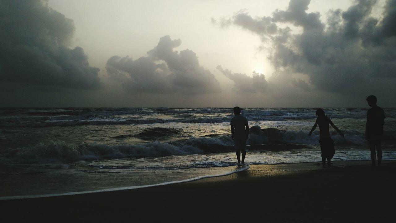 SCENIC VIEW OF SEA DURING SUNSET