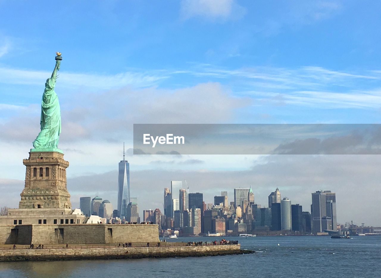 Statue of liberty against sky