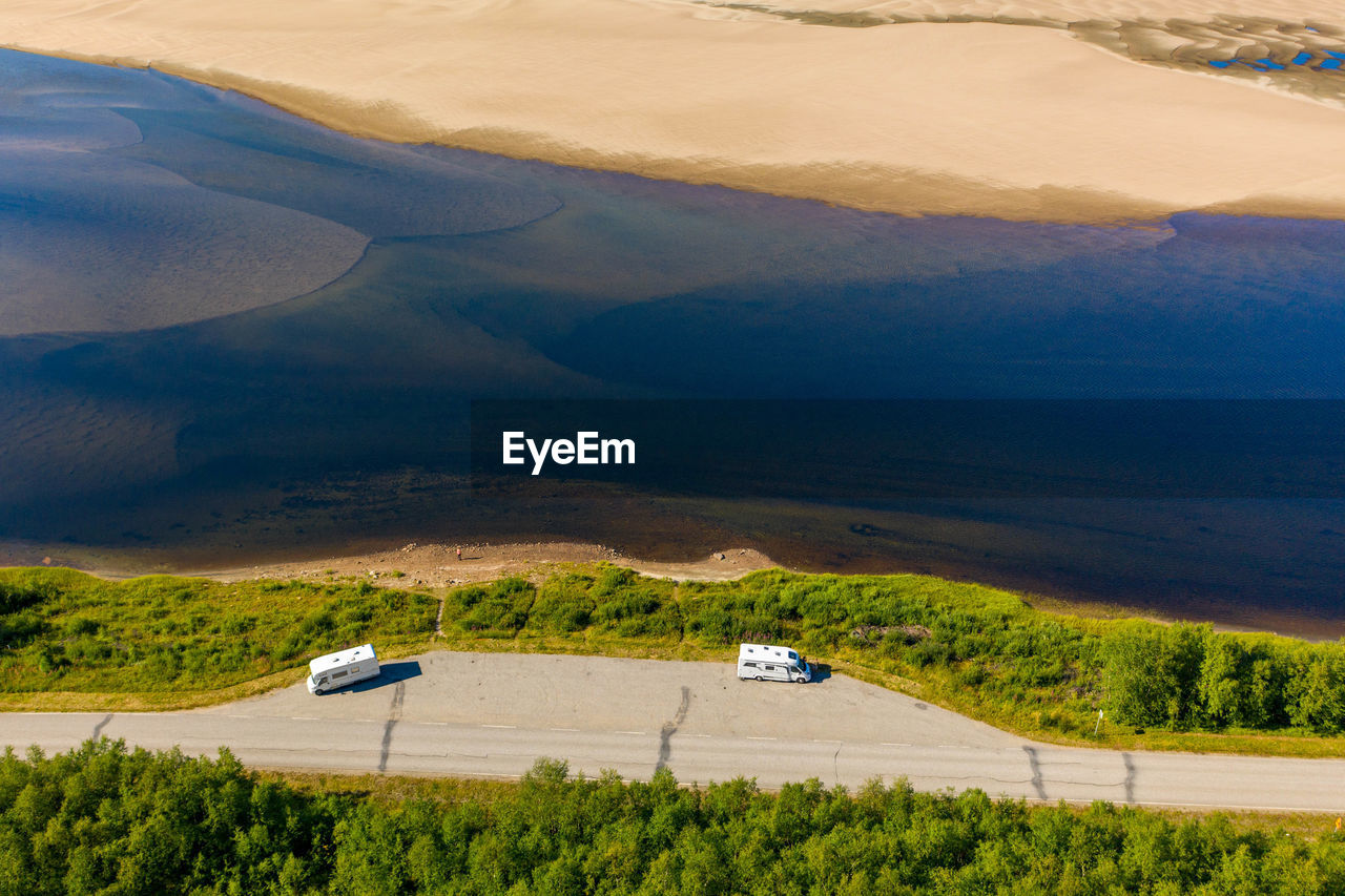 SCENIC VIEW OF ROAD BY LAND