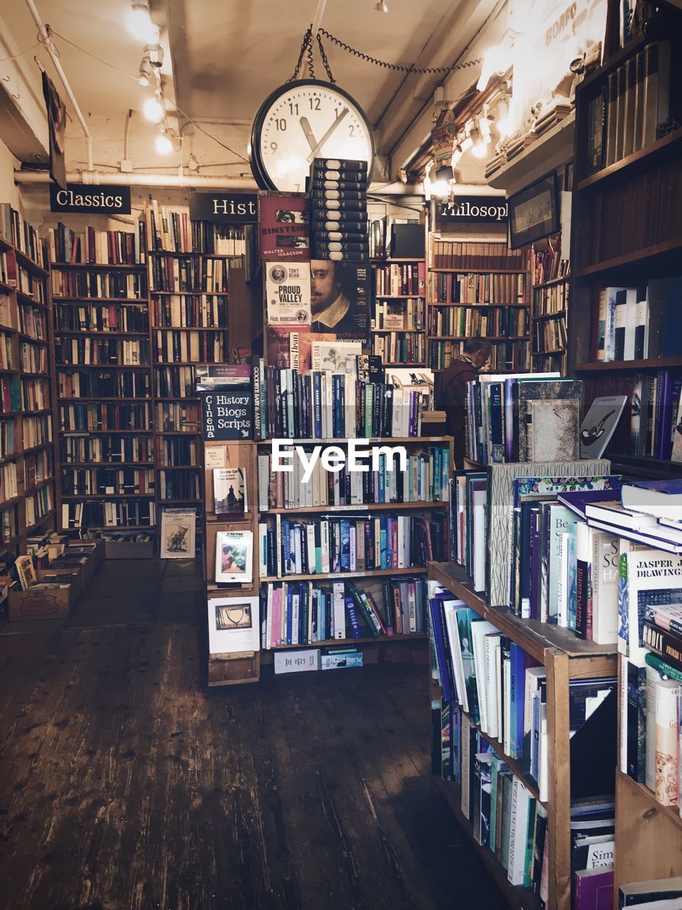 VIEW OF BOOKS IN SHELF