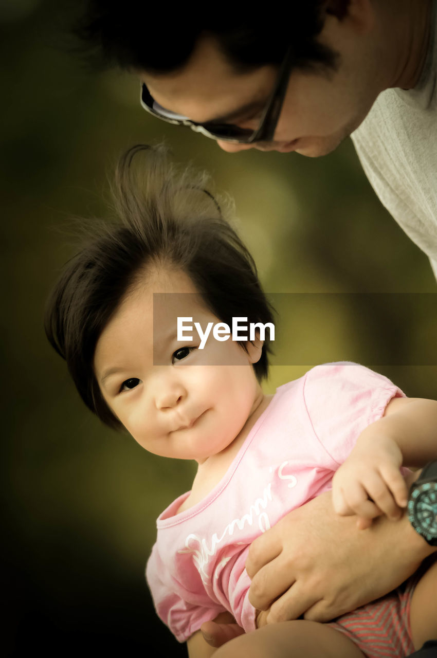 women, childhood, two people, child, family, female, parent, adult, emotion, person, baby, portrait photography, skin, positive emotion, one parent, love, toddler, togetherness, smiling, happiness, culture, cute, black hair, portrait, lifestyles, cheerful, care, indoors, photo shoot, bonding, nature, father