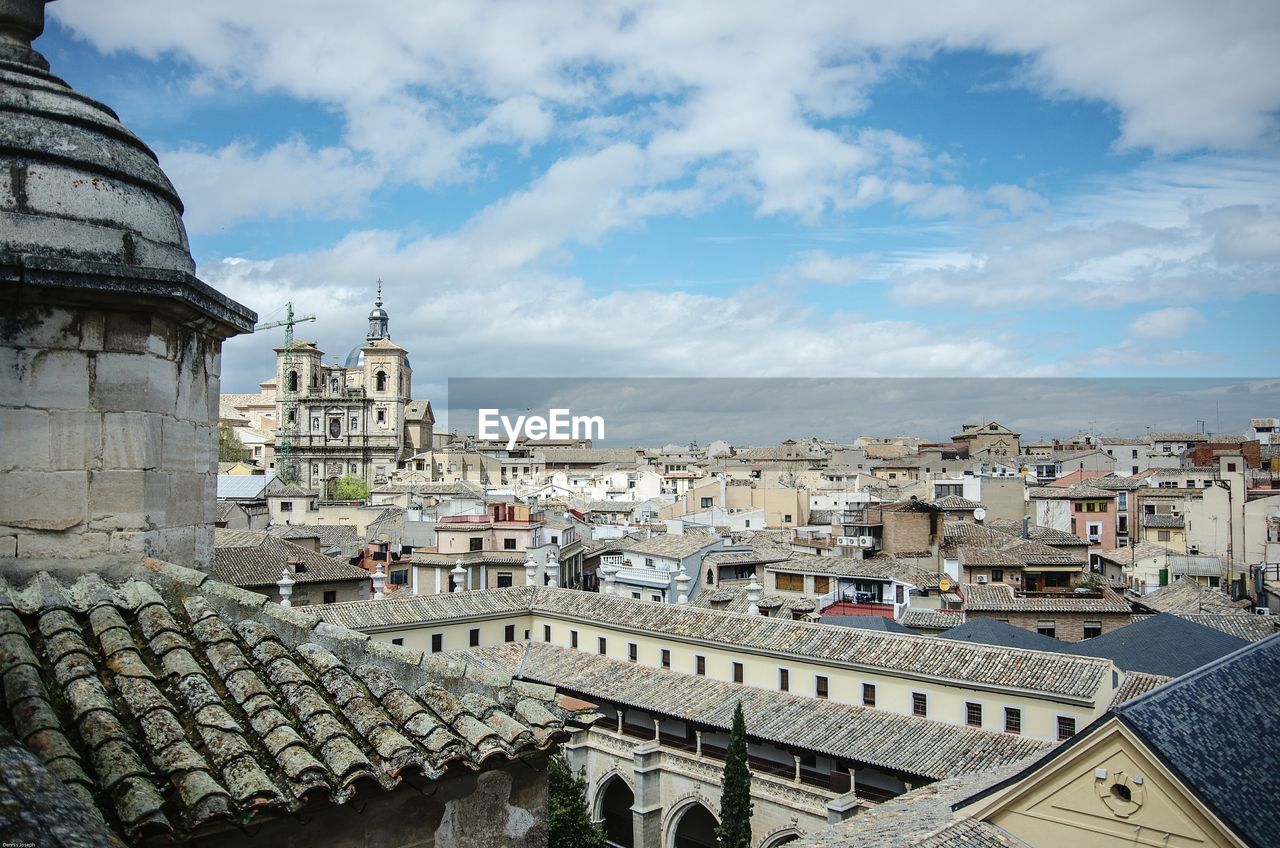 Toledo against sky