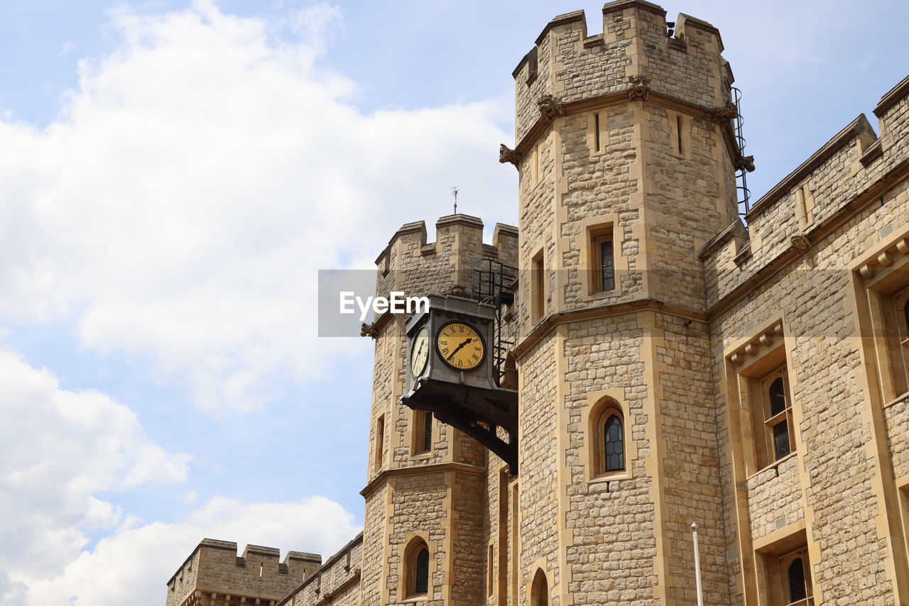 low angle view of building against sky