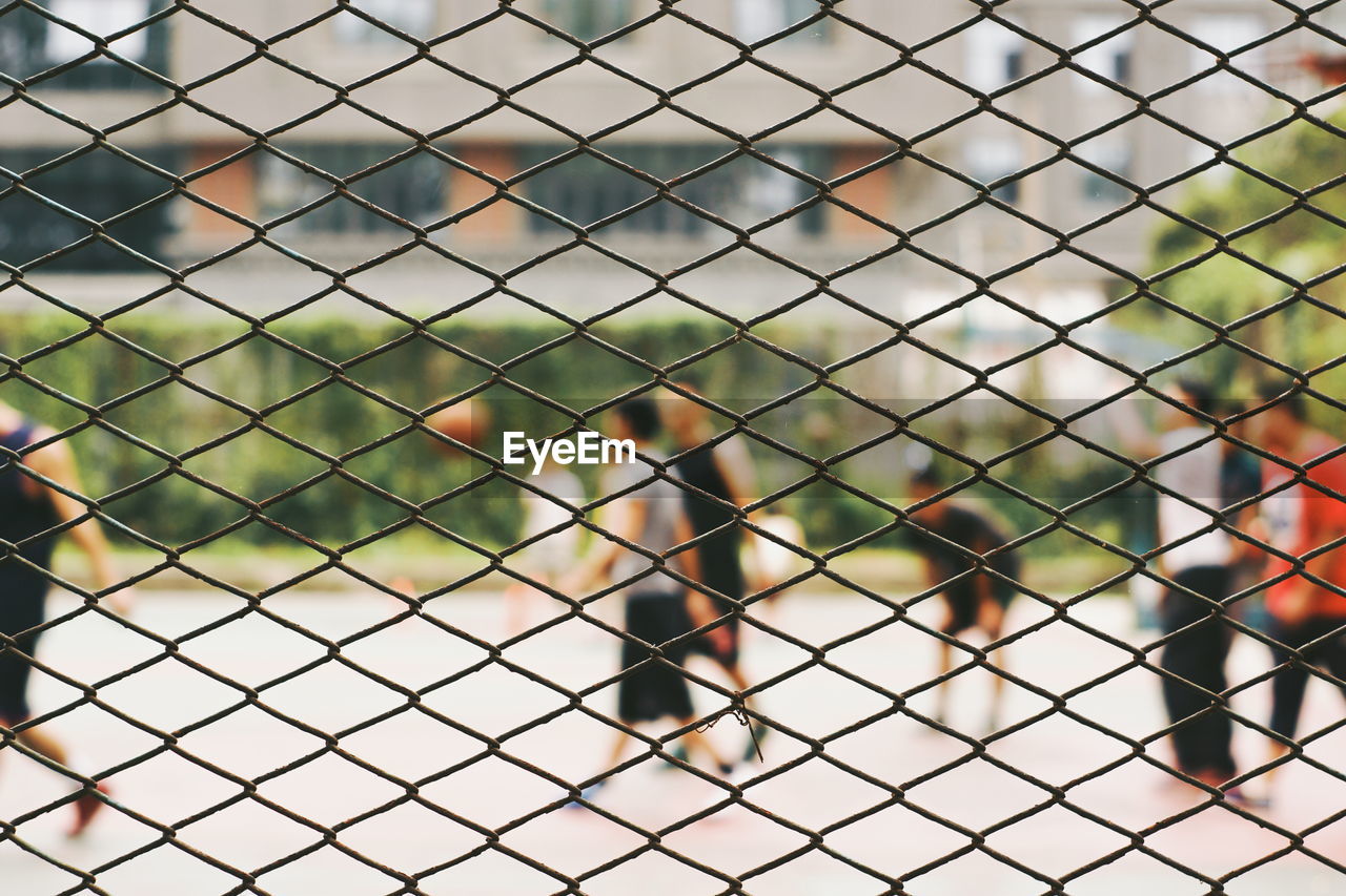 Full frame shot of chainlink fence