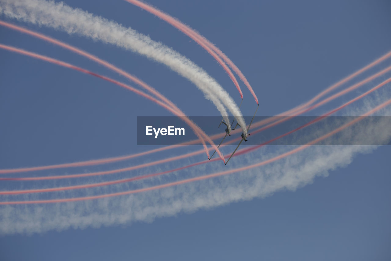 Aerobatics in an air show