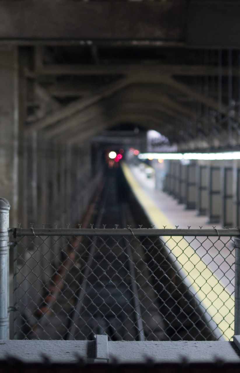 RAILROAD TRACKS IN WINTER