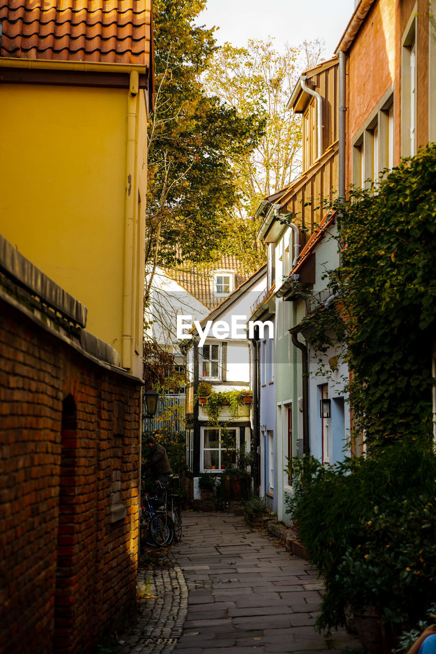 street amidst buildings