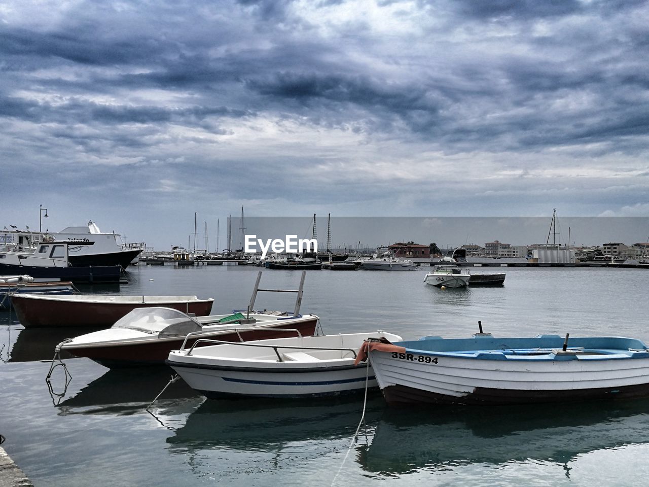 SAILBOATS IN MARINA