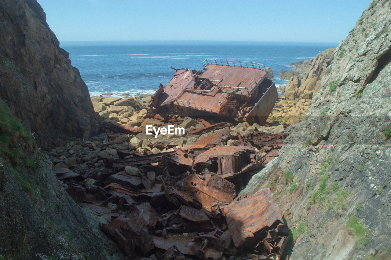 The rms mülheim wreck is in gamper bay which lies between sennen cove and lands end. 