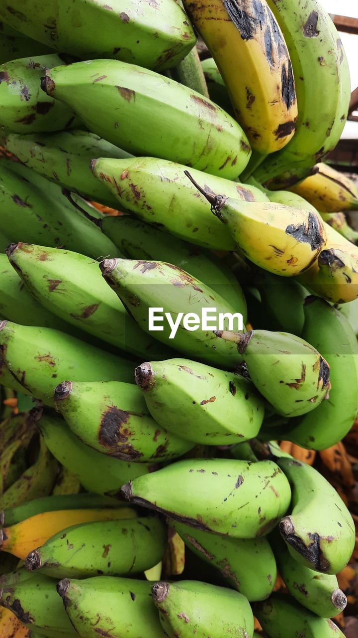 Full frame shot of fruits for sale in market