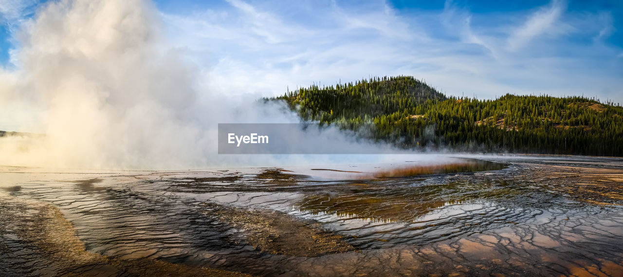 SCENIC VIEW OF CLOUDS OVER WATER