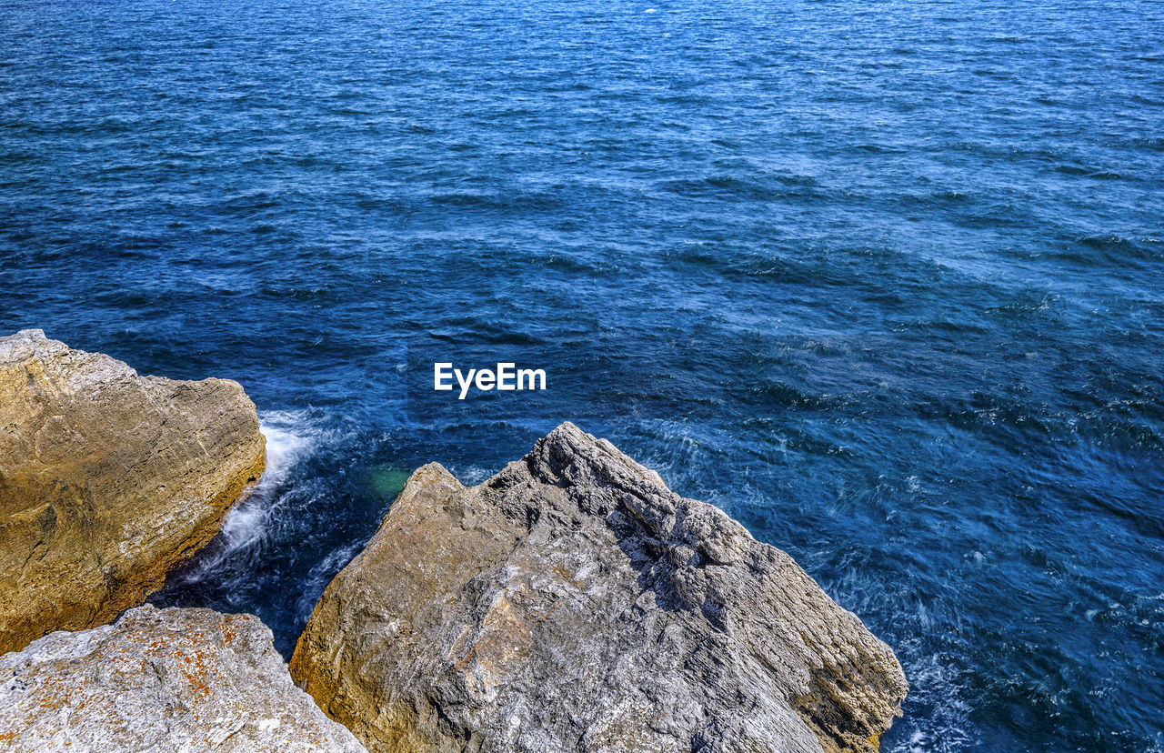 Rocks in the black sea