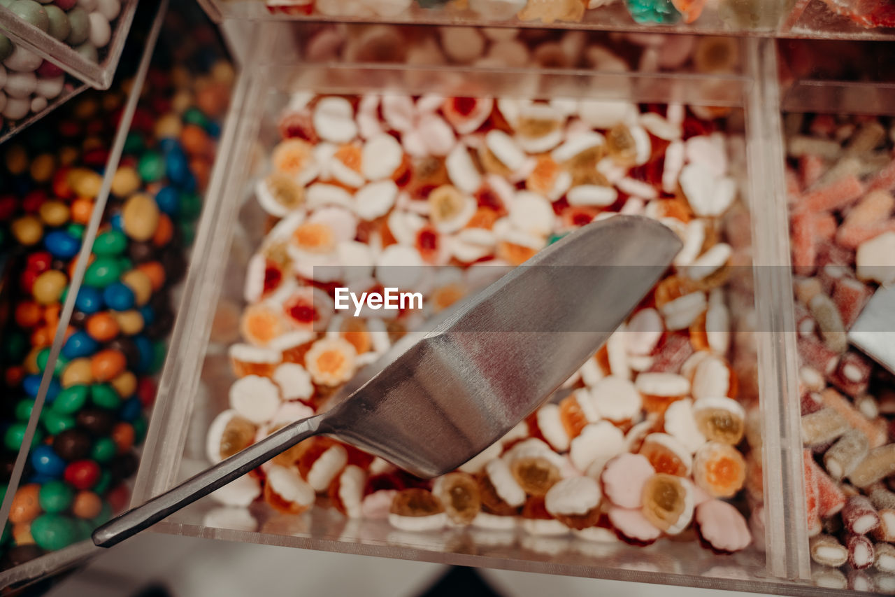 close-up of food in container