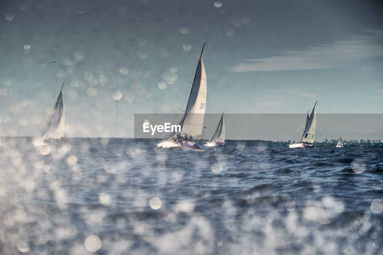 sailboat sailing on sea