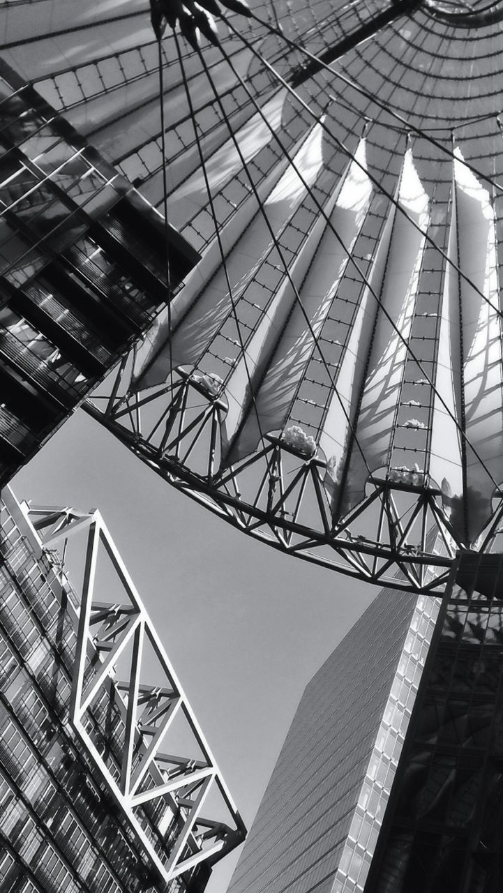 LOW ANGLE VIEW OF SKYSCRAPERS