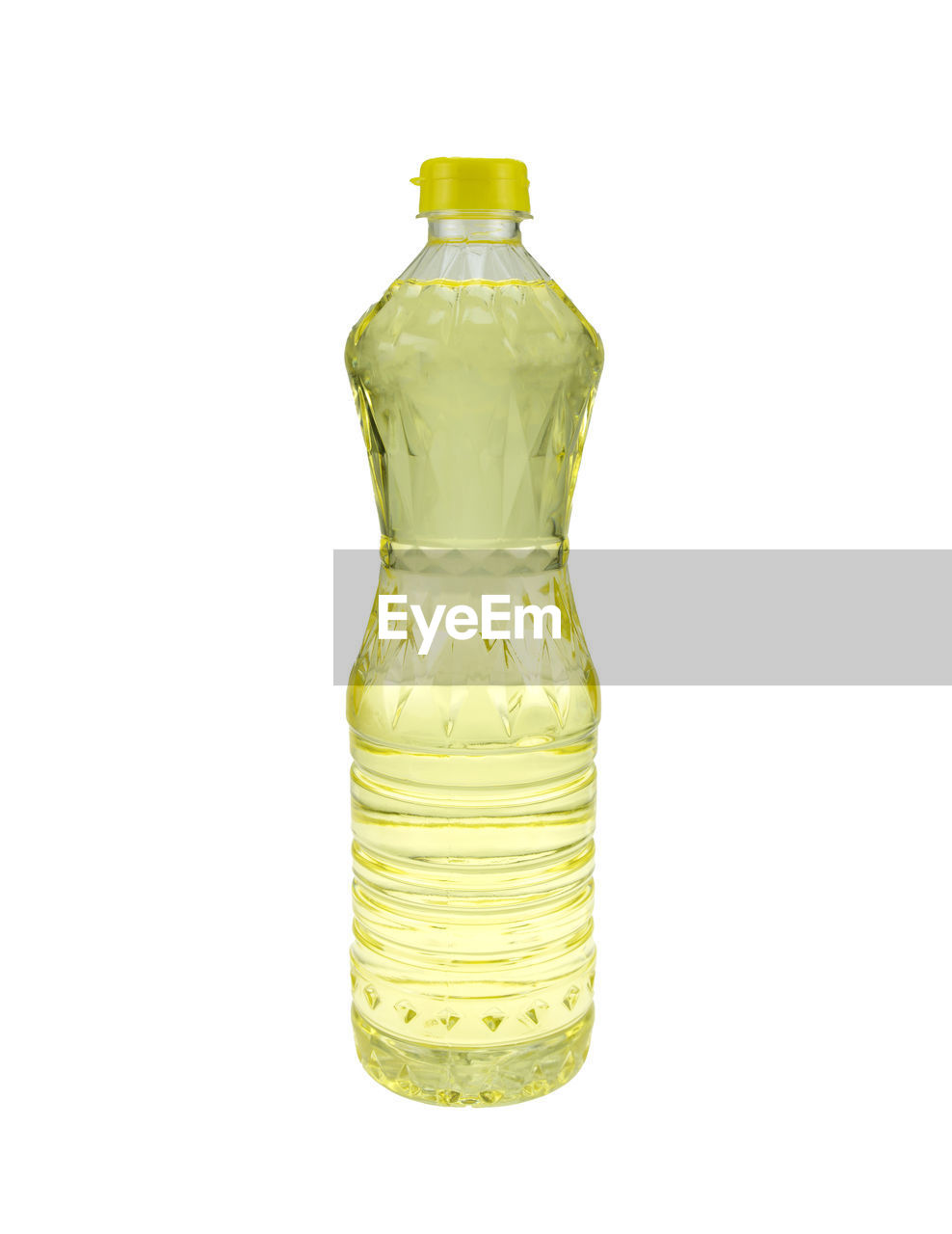 container, bottle, cut out, yellow, white background, studio shot, drinkware, glass bottle, glass, food and drink, indoors, no people, plastic bottle, single object, jar, copy space, refreshment, transparent, food, still life