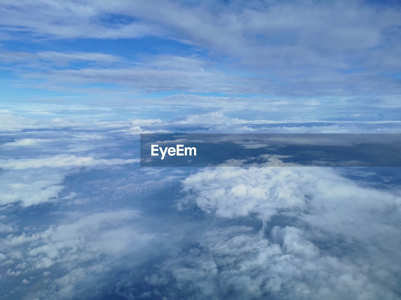 Aerial view of clouds in sky