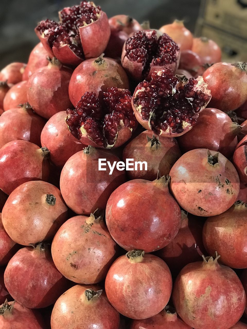 Full frame shot of pomegranate 