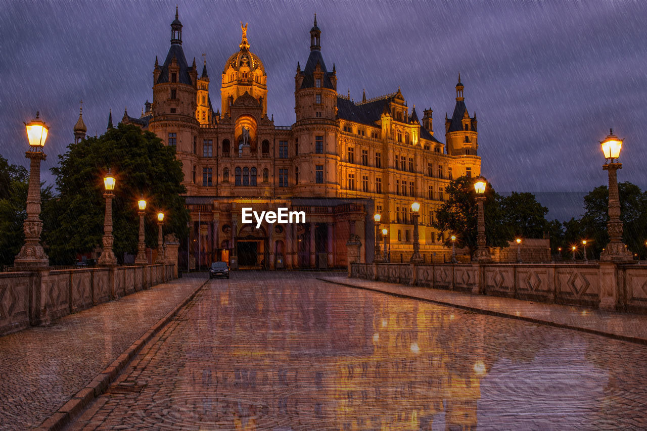 Rainy day in schwerin