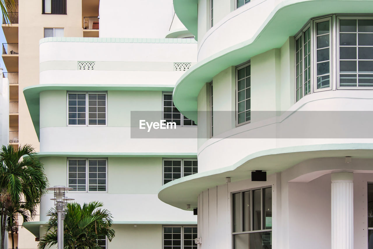 Low angle view of residential building