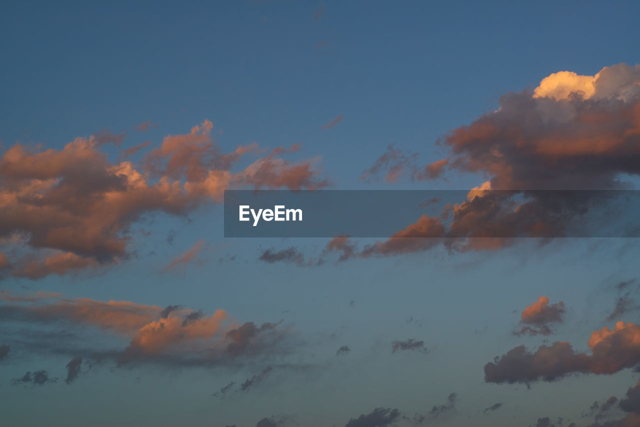 LOW ANGLE VIEW OF SKY DURING SUNSET