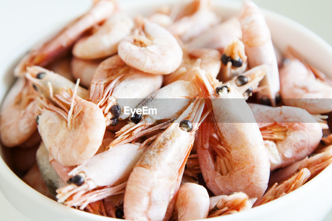 Boiled shrimps