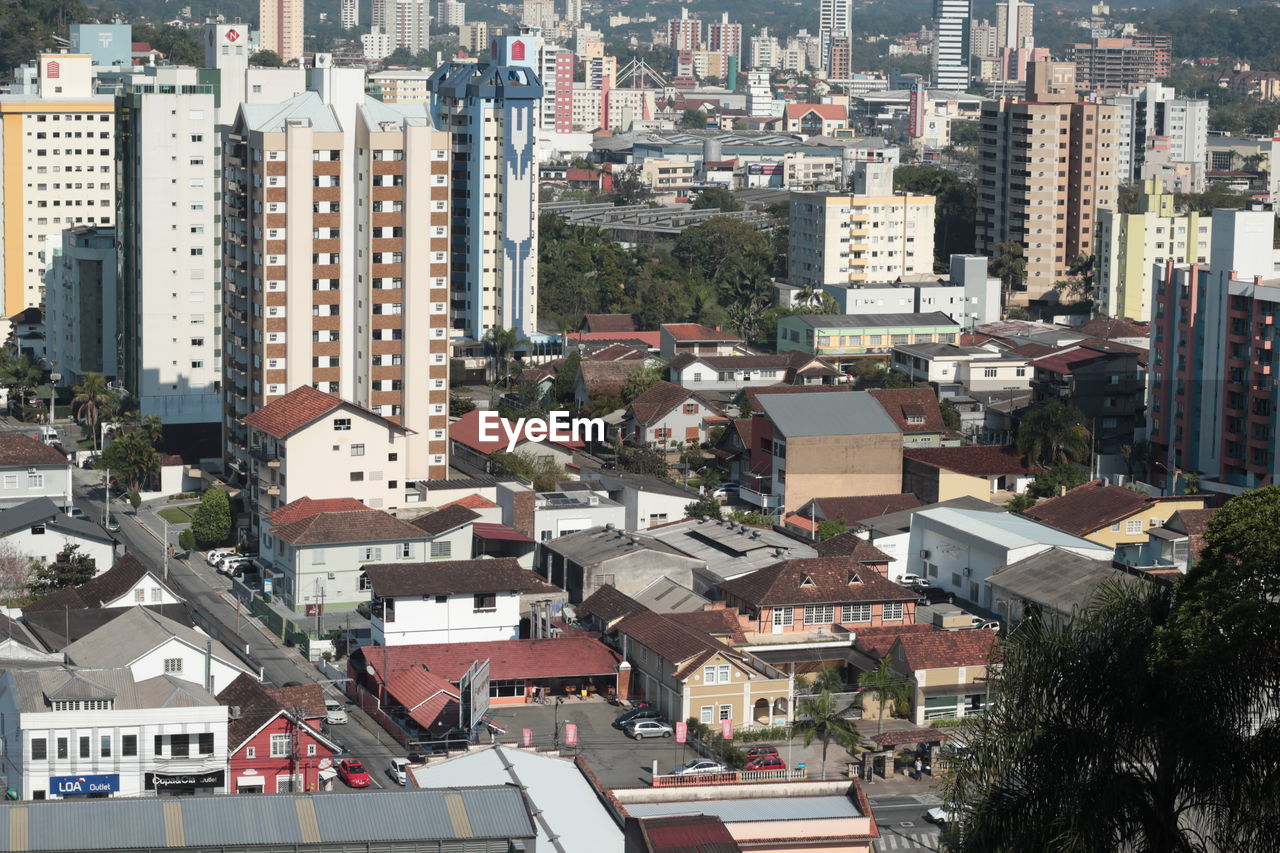 Aerial view of a city