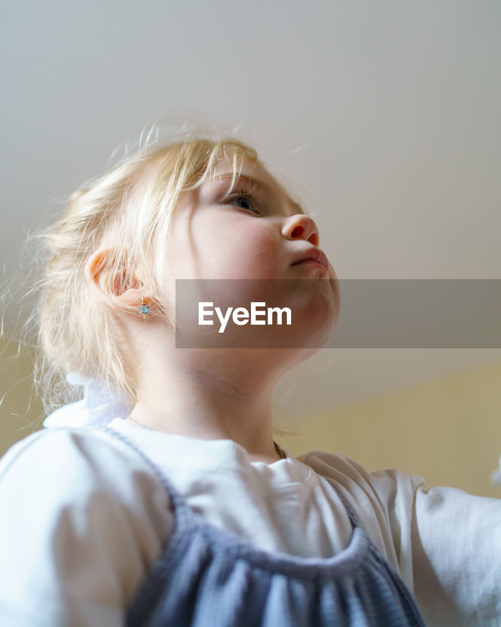 Portrait of girl looking away