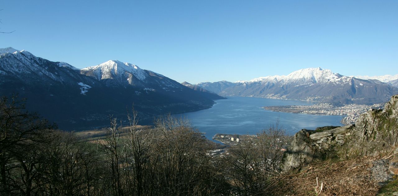 Scenic shot of calm countryside lake